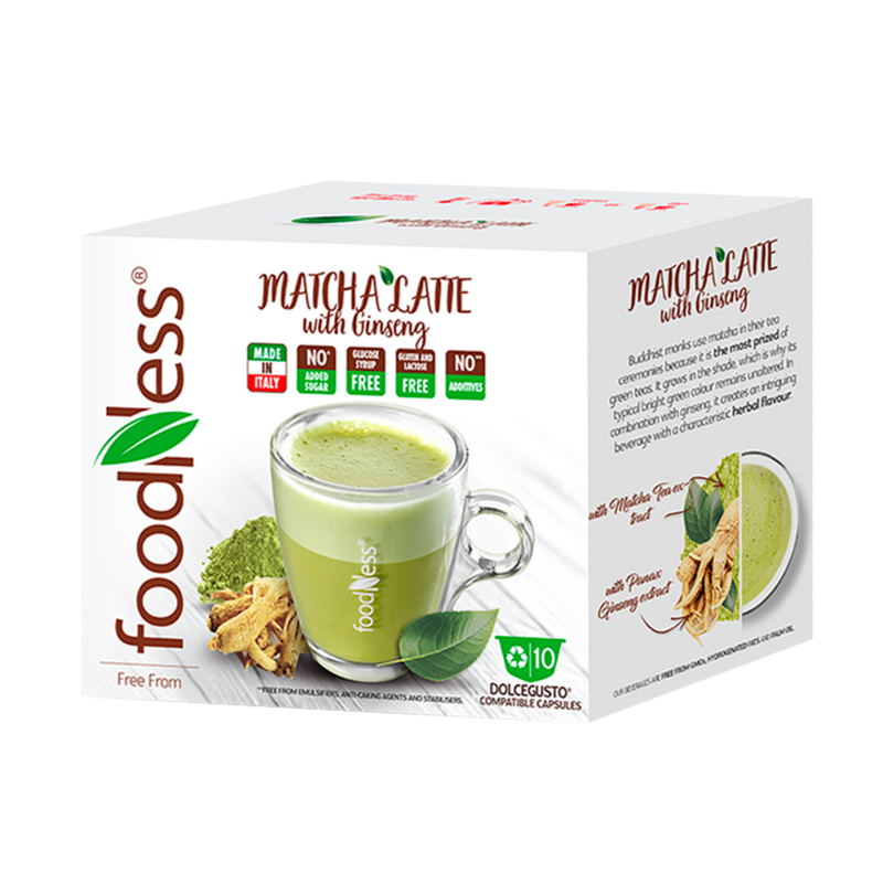 Bebida Funcional - Matcha Latte con Ginseng (10 Capsulas)