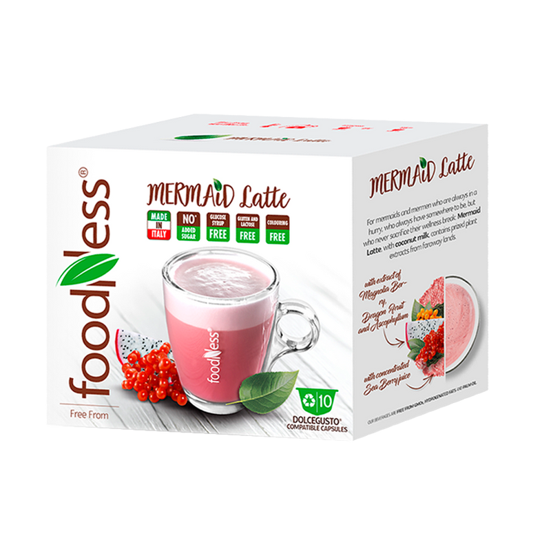 Bebida Funcional - Sirena Latte con Fruta del Dragon (10 Capsulas)