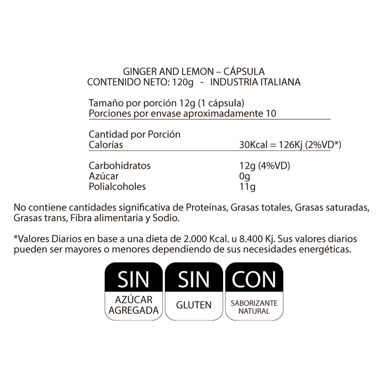 Te - Jengibre y Limon (10 Capsulas)