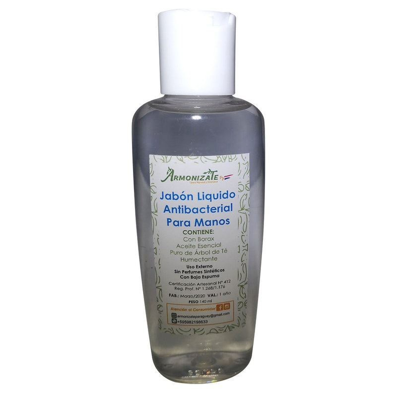 Jabon Liquido Desinfectante con Aceites Esenciales (140 ml)