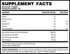 Omega 3 1000mg (200 Capsulas Blandas)