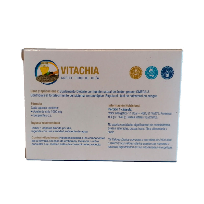 Vitachia Omega 3 Vegetal (30 Capsulas)