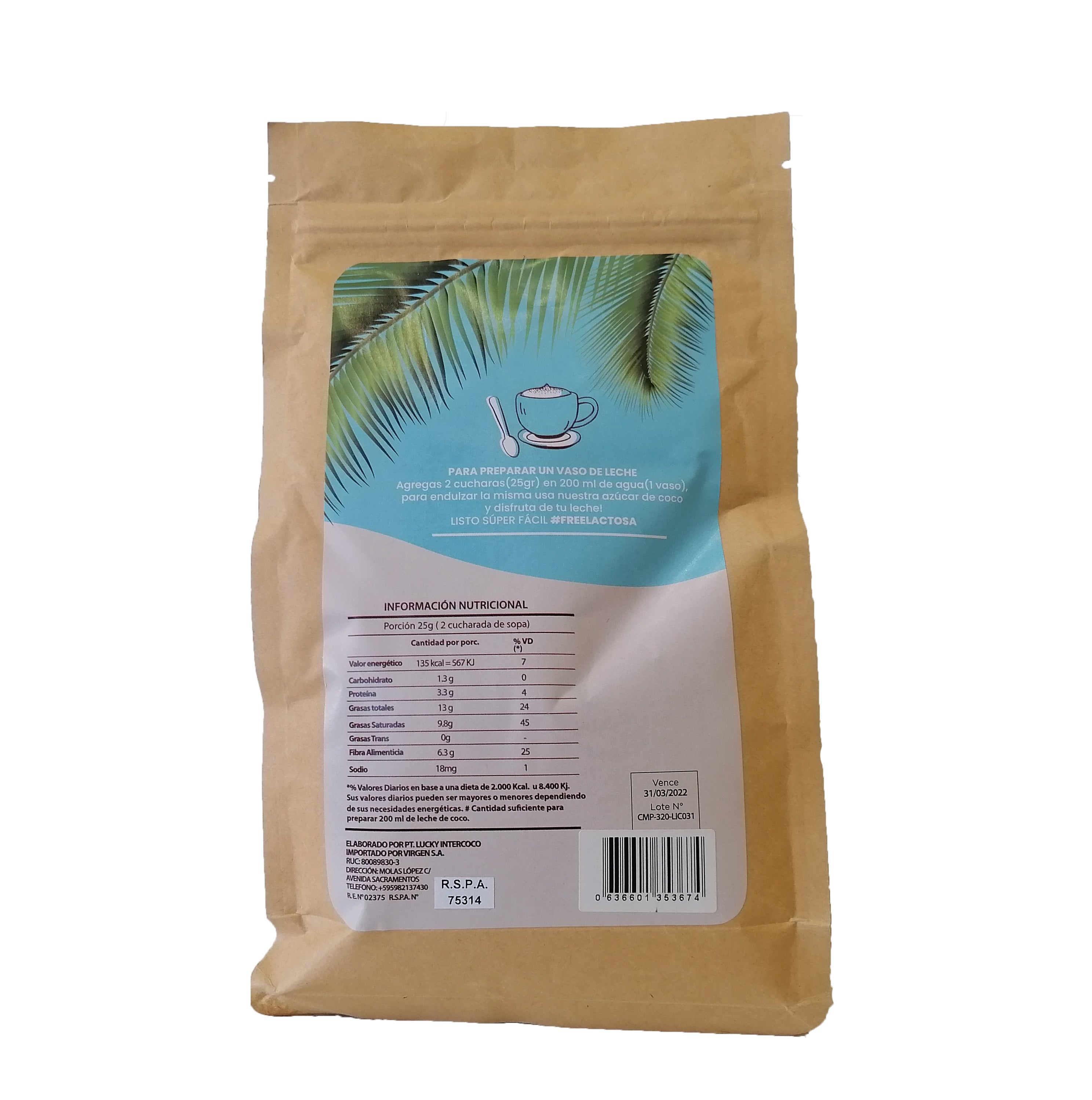 Leche de Coco en polvo (200 g)