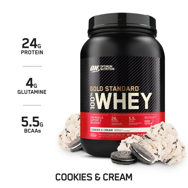 Gold Standard 100% Whey - Cookies and Cream (28 Tomas)