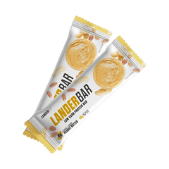 LanderBar Barritas Proteicas Low Carb - Mantequilla de Maní (45 g)